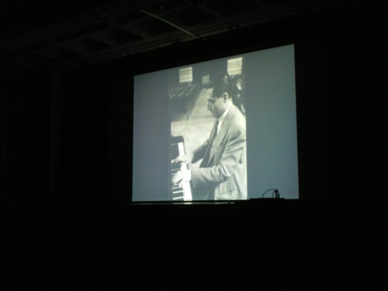 Lipatti at the piano in the documentary