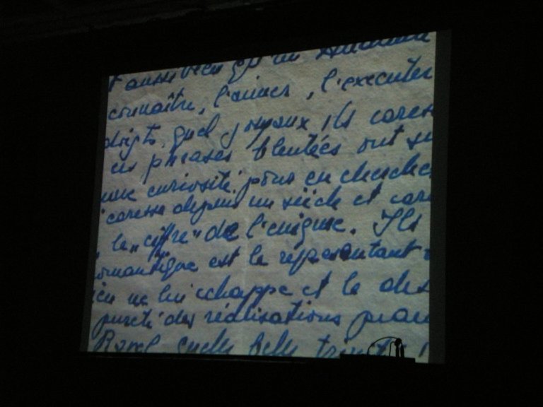 A letter of Lipatti's in the documentary film
