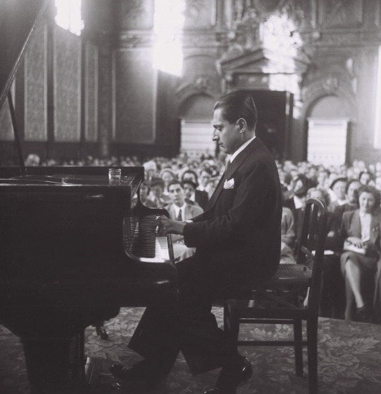 Lipatti performing at his last recital