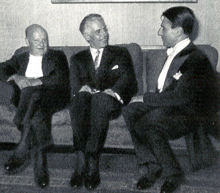 with Paul Hindemith and Enrico Mainardi in Lucerne, 1947