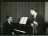 Lipatti and an unidentified violinist